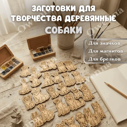 Заготовки для творчества Собаки